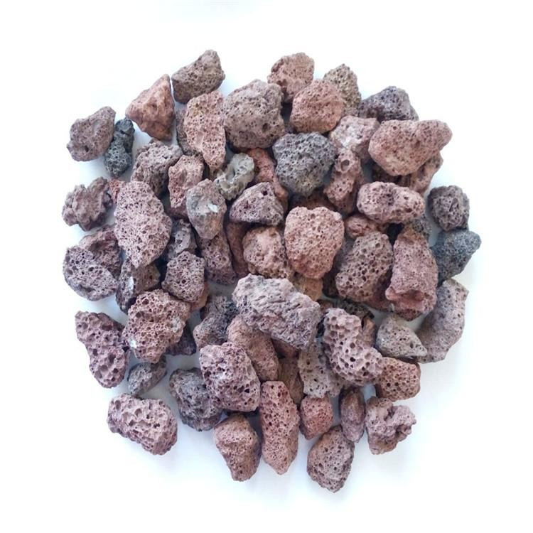 火山石滤料 工业废水处理 人工湿地 河道治理颗粒填料