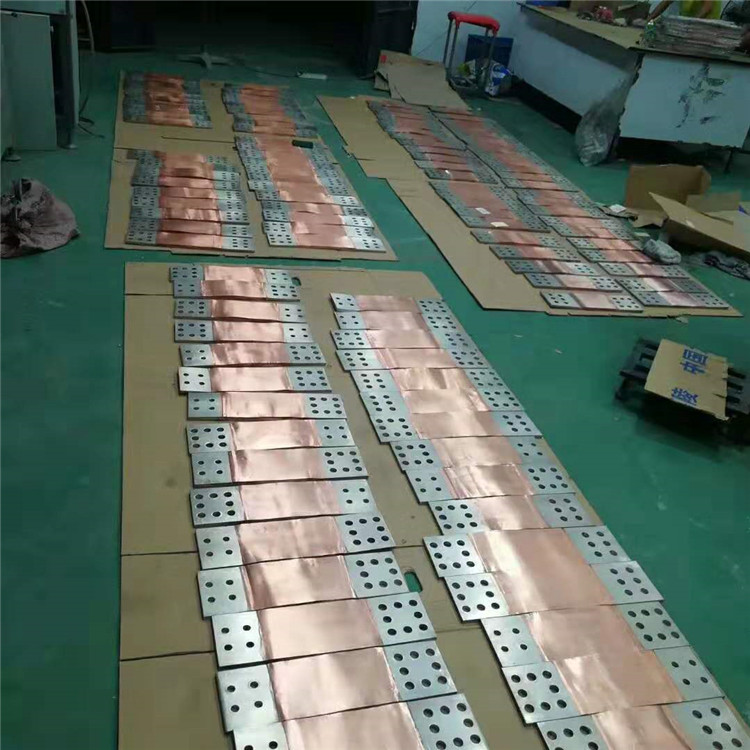 紫铜 编织 带 软连接 镀锡铜伸缩节 10*125*500编织带软铜排 现货