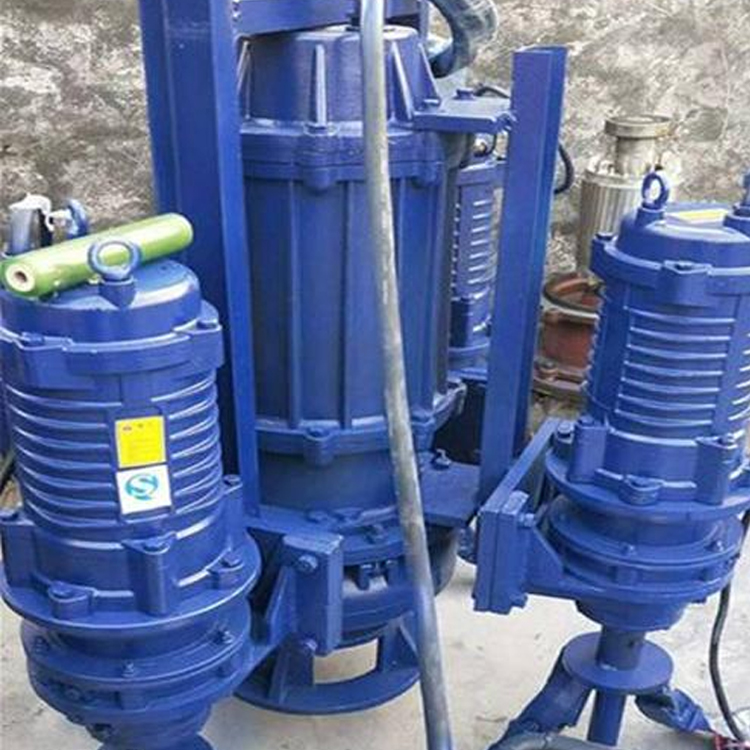 潜水渣浆泵用高耐磨材质制造，耐磨损、耐腐蚀