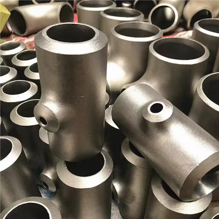 港德 碳钢无缝高压等径异径对焊三通 大口径冲压焊接三通管件