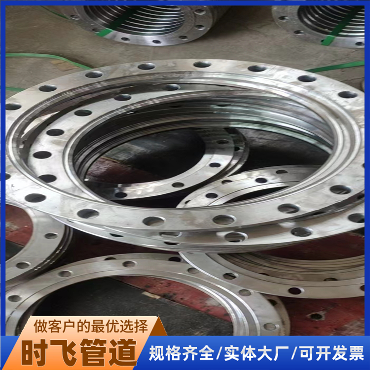时飞管道专业生产碳钢不锈钢合金大口径法兰盲板支持定做