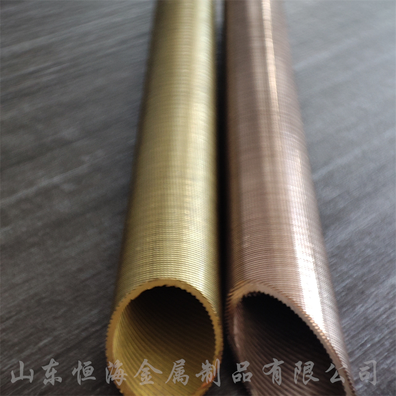 恒海加工HAl77-2冷凝铜管 TP2螺纹翅片紫铜管厂家