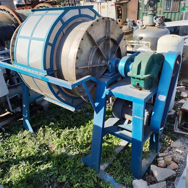 二手卧式滚筒磨粉机 湿式研磨设备 不锈钢研磨机 实验室球磨机