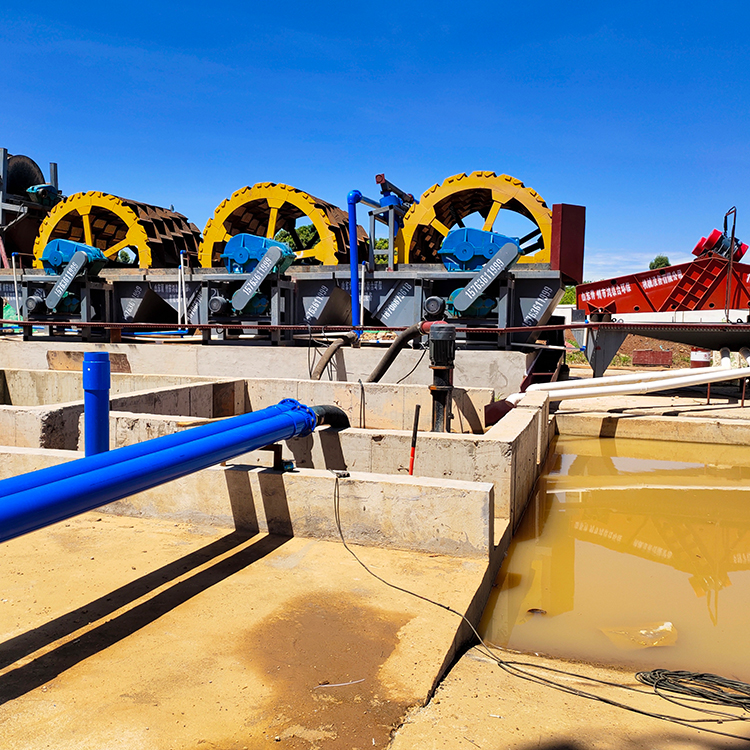 洗砂设备专业生产销售 轮式洗砂机高效洗沙 鸿泰合