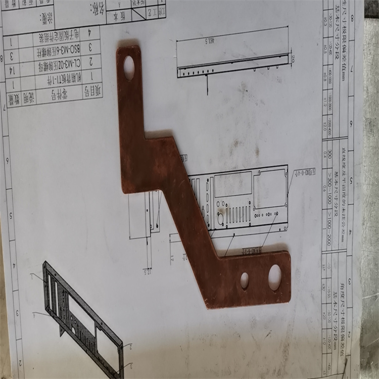 诚膨电气 铜排加工 激光切割 镀锡氧化 折弯打孔加工 定制异形 全国发货
