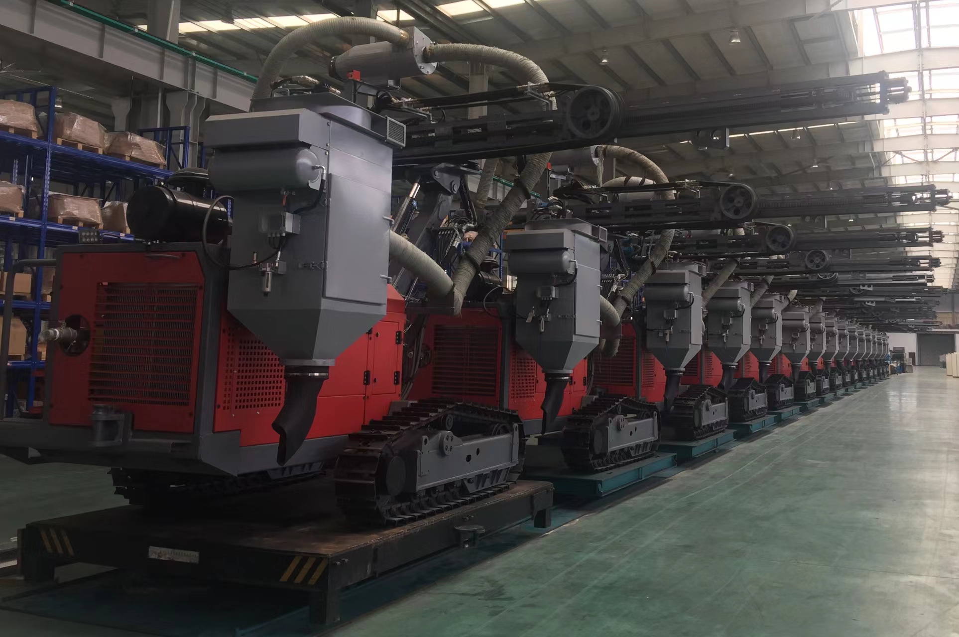 红五环矿用全履带式液压露天潜孔钻机一体式