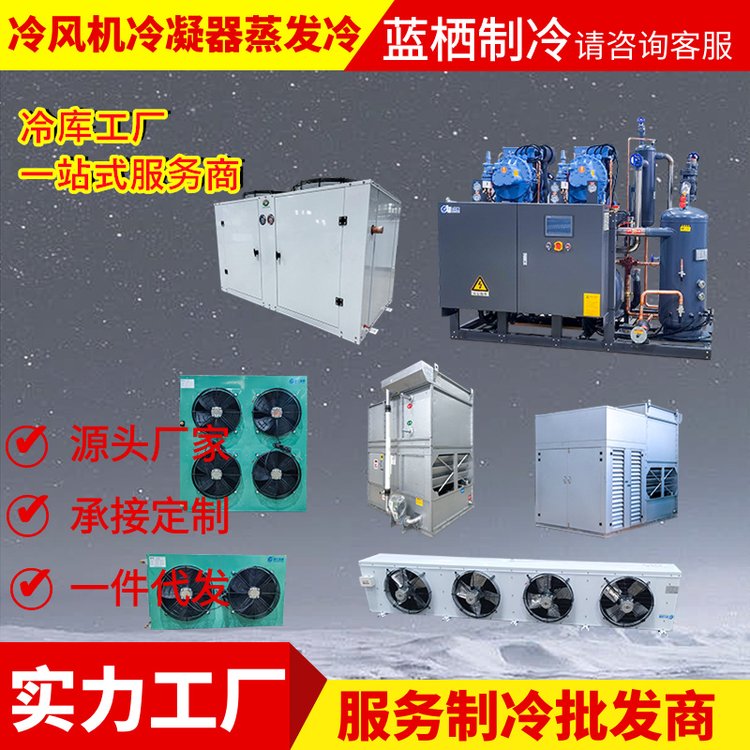 空气散热器 半封闭压缩机组 低温冷冻 使用寿命长 蓝栖DD型