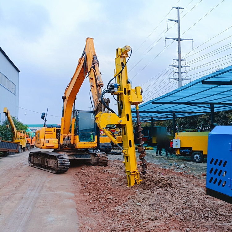 翔驰 挖改式潜孔液压钻机 挖机改螺旋钻机 挖改隧道护坡凿岩机 可定制