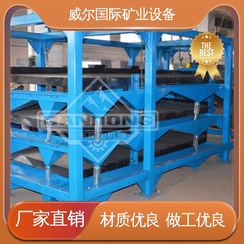锆英石用,选矿摇床,结构紧凑,矩形床面,威尔矿业设备