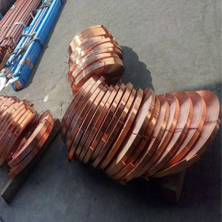 T2紫铜管 空调制冷用紫铜盘管 冷媒铜管镀锡镀银红铜管