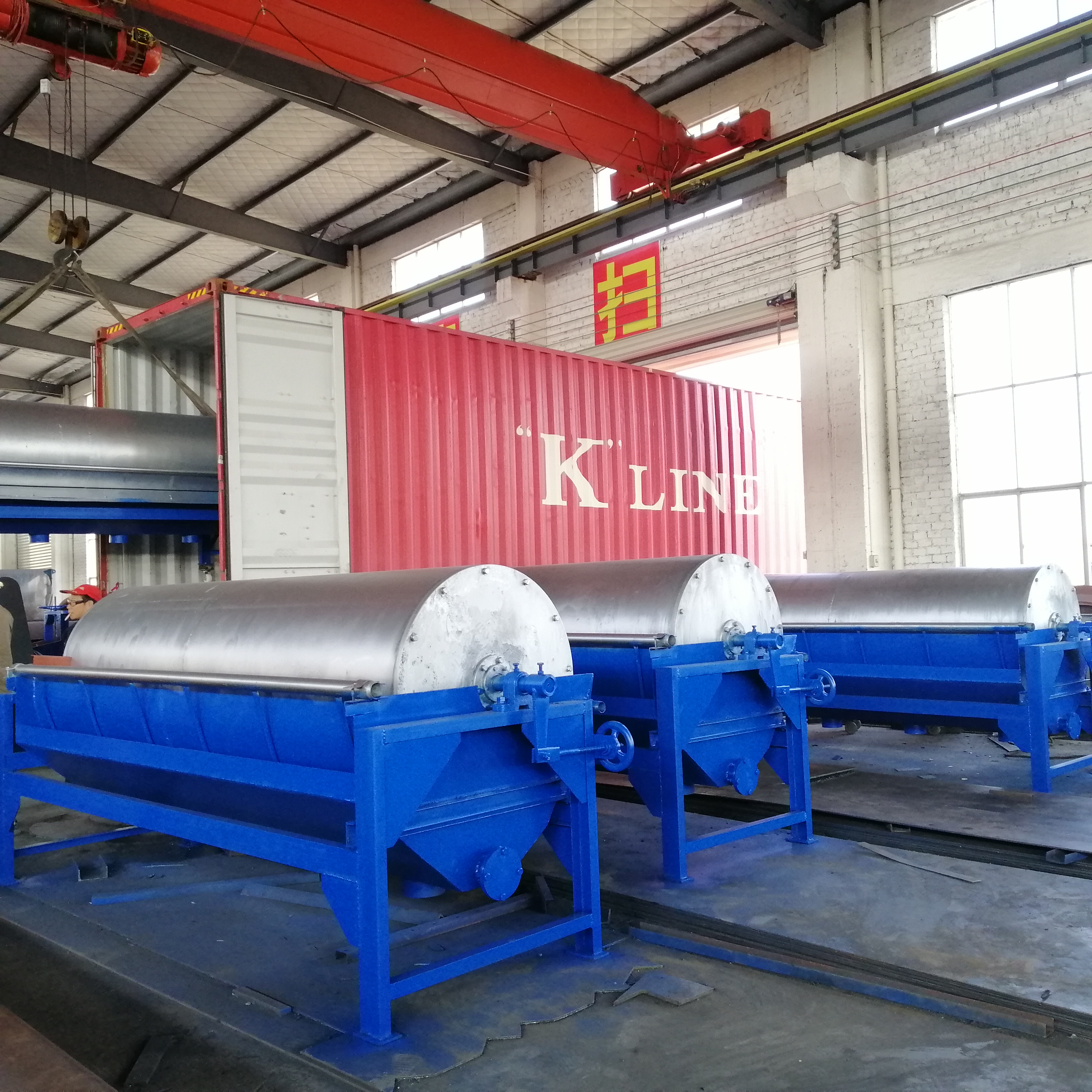 矿山立环高梯度磁选机 小型永磁除铁器 钼矿选矿设备磁选生产线