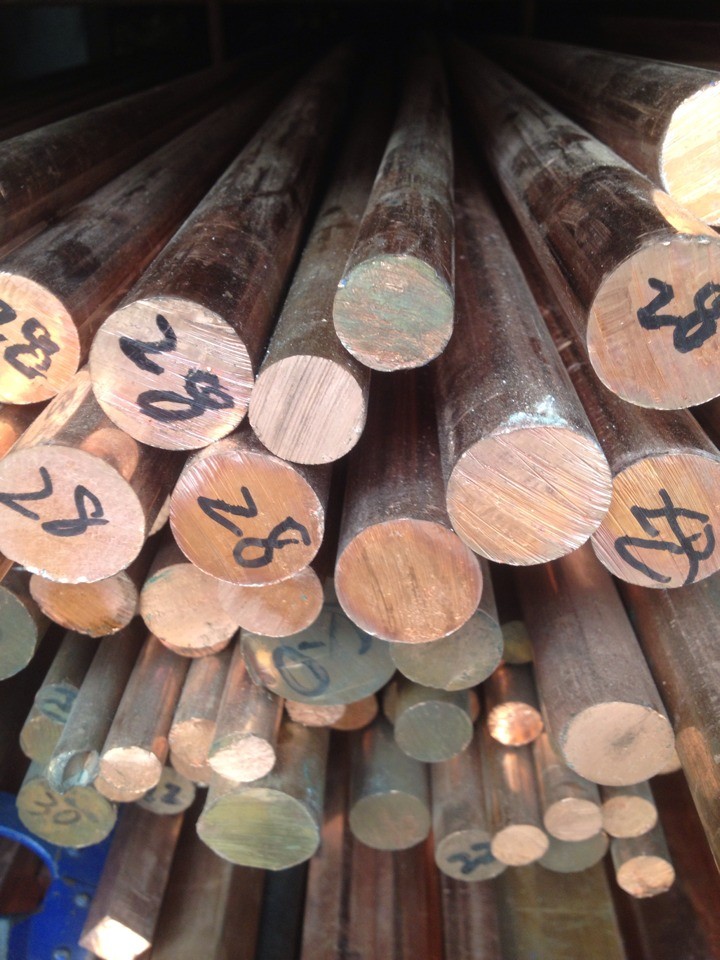 高导电率紫铜棒 T2铜棒规格 高导电性好 直度高 Φ80 可配送到厂