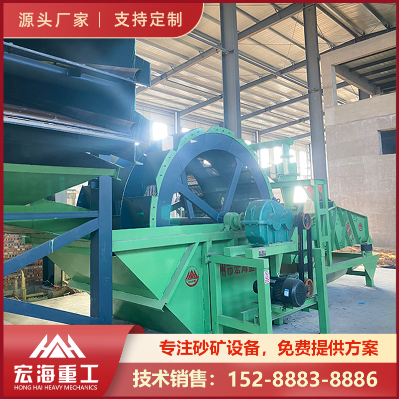 1.5米直径螺旋分级机 云南机制砂石粉槽式绞龙洗砂机 螺旋洗砂机