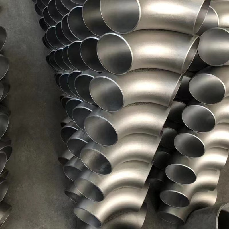 耐压输气用大口径碳钢无缝整体变径异径90度弯头冲压焊接大小弯管