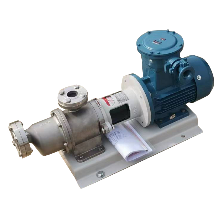 不锈钢真空出料泵 真空出料齿轮泵 精馏采出真空泵 海腾