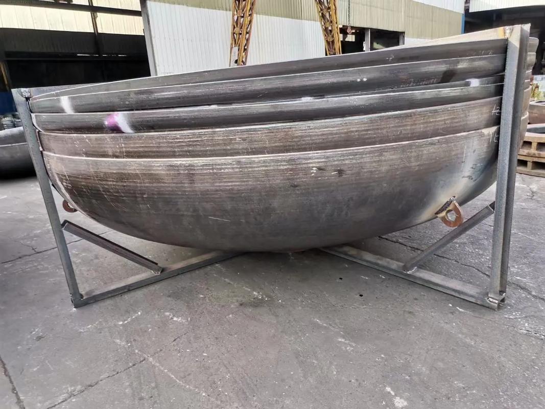 不锈钢封头管帽平底蝶形椭圆封 头冲压焊接大口径厂家