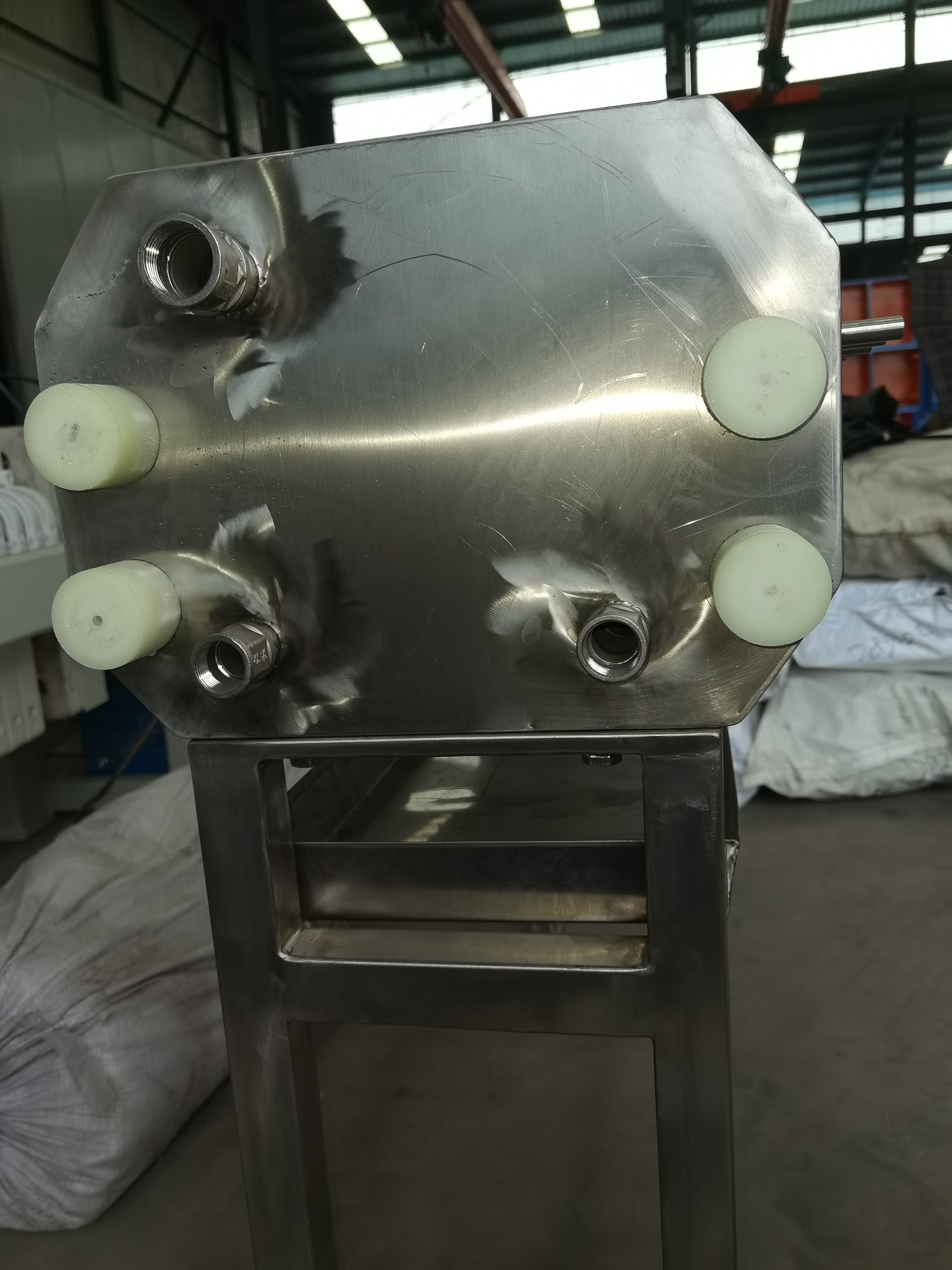 钧鼎牌定制小型板框式不锈钢压滤机大学实验室试验设备操作简单