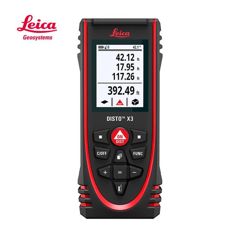 Leica徕卡DISTO X3手持式激光测距仪 150米量房尺