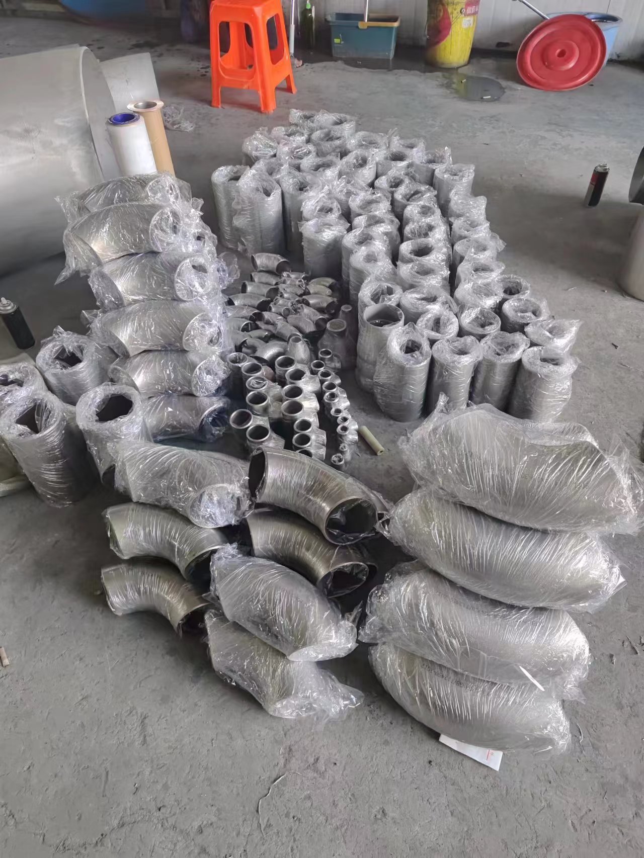 信尔达法兰管件管道连接用不锈钢焊接高压90° 45度碳钢弯头