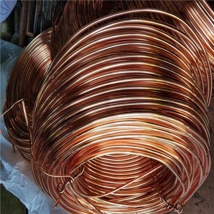 供应中央空调铜管 蚊香盘铜铜管 通顺伟业 翅片管加工销售