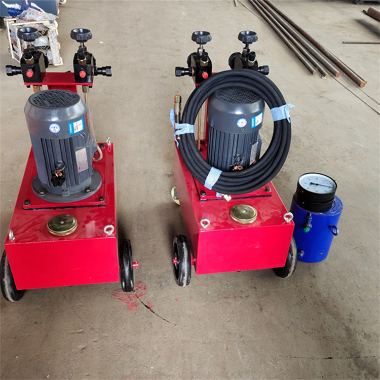 广东梅州 厂家预应力张拉电动油泵 张拉设备东方