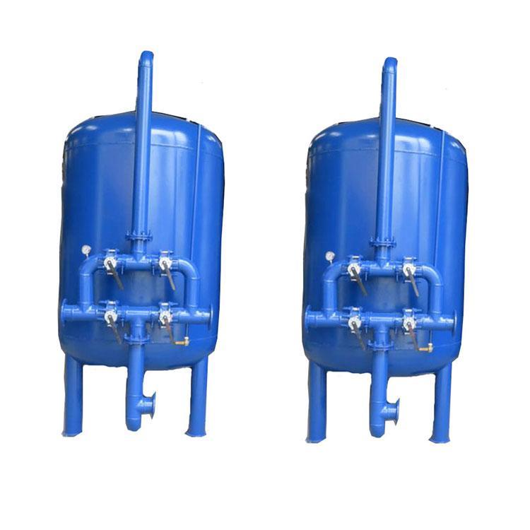 海特滤器原水处理 造纸厂预处理多介质过滤器 7.8吨石英砂滤料