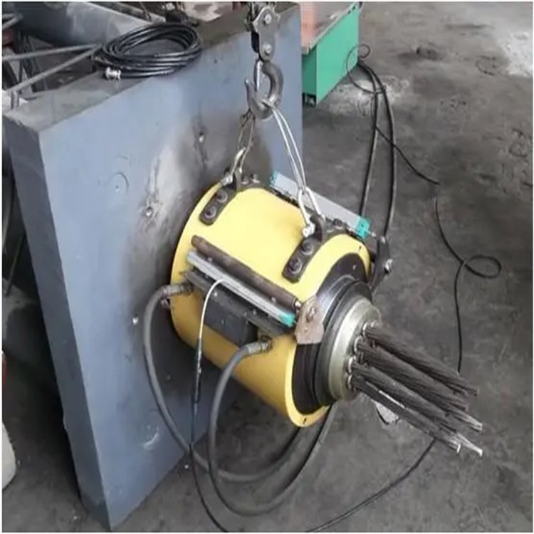 资阳 预应力千斤顶25/27吨张拉机 预应力前卡式张拉千斤顶 新疆乌鲁木齐