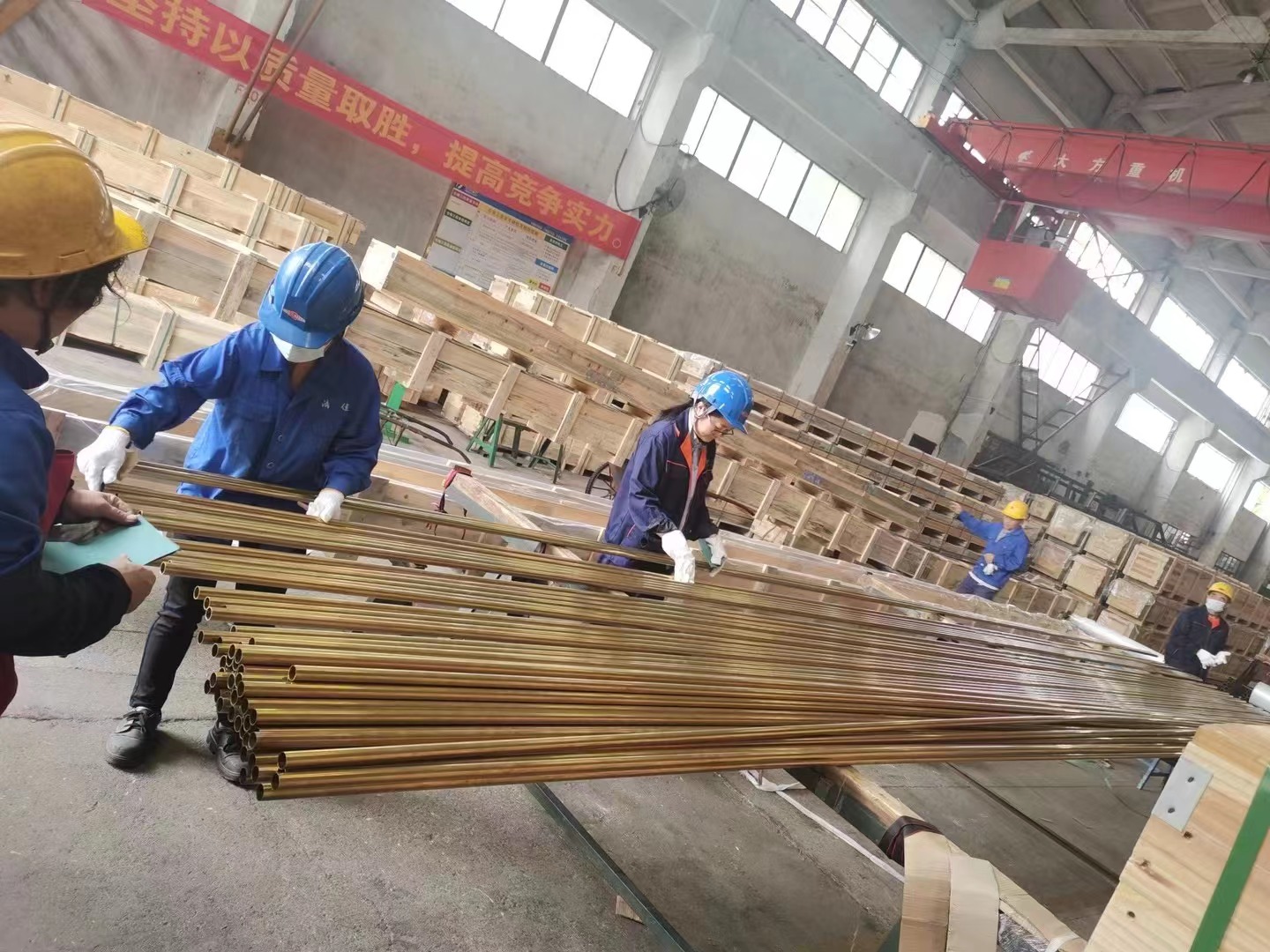 厂家生产HAl77-2铝黄铜无缝管HSn70-1黄铜管热交换器用