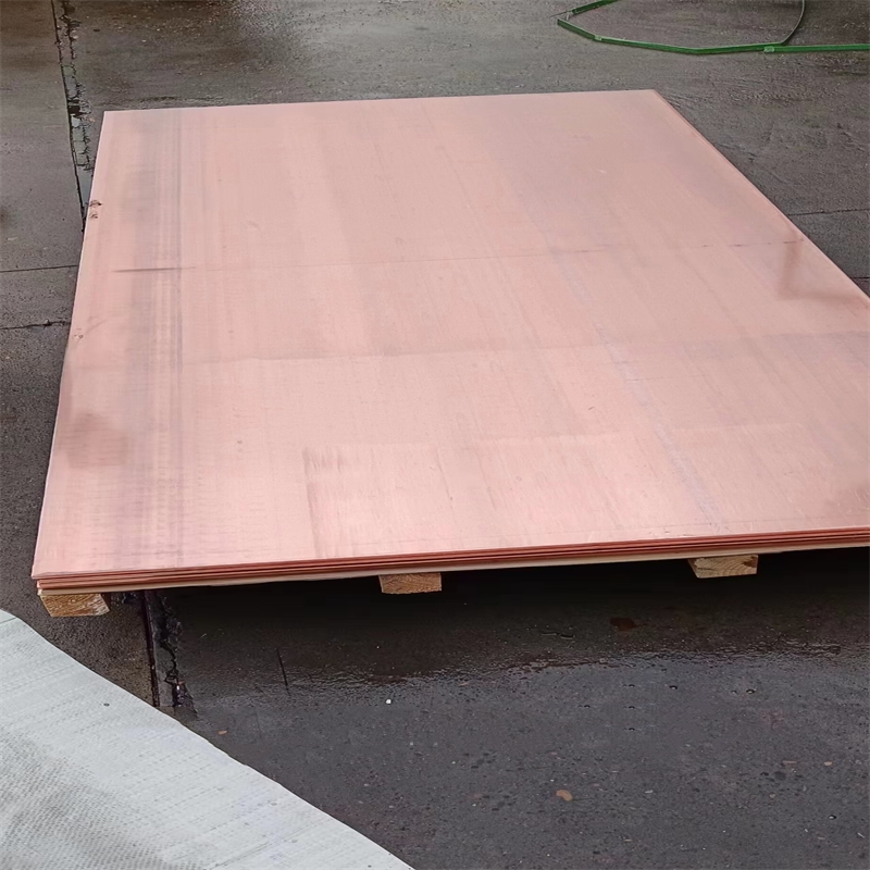 恒海牌t2紫铜板接地用5*300*500地铁99.9%铜板厂家