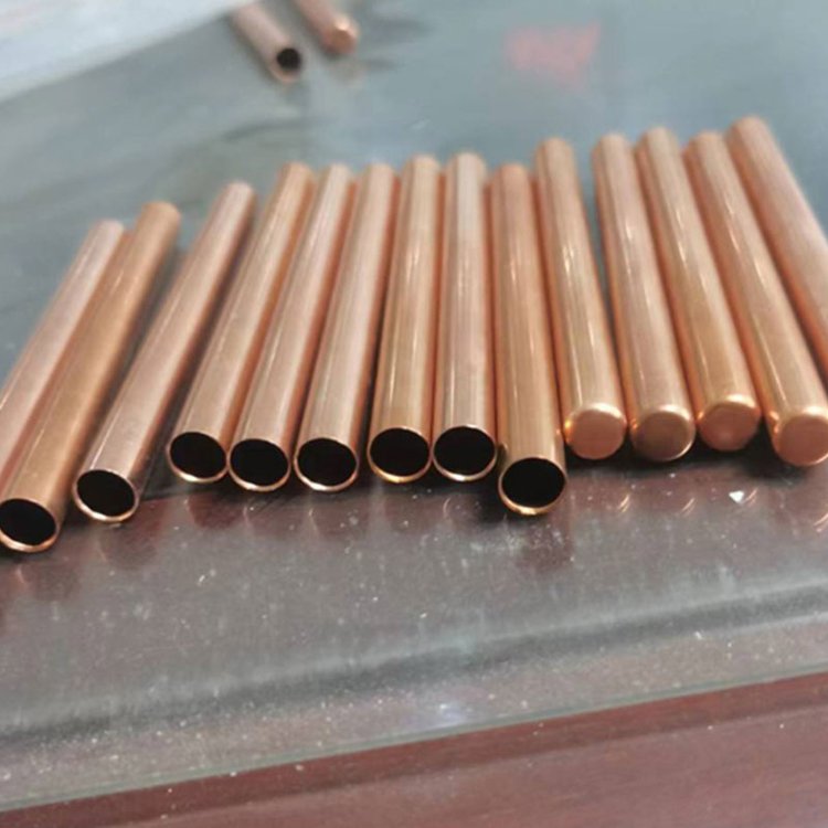 t2紫铜管 精密毛细铜管切割 h65黄铜毛细管 7*0零切割