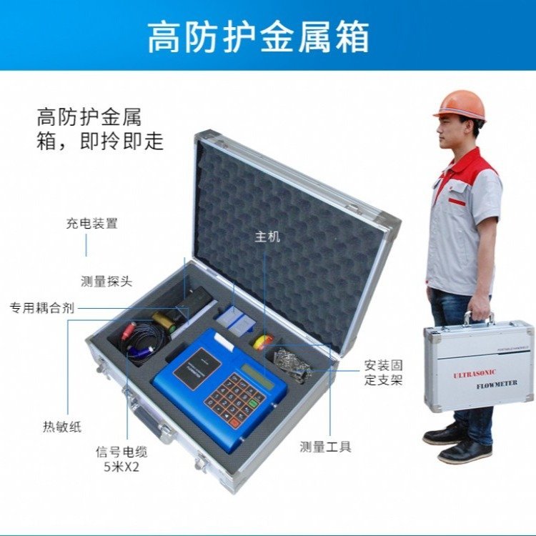 便携超声波流量计 DN80 适用于多行业