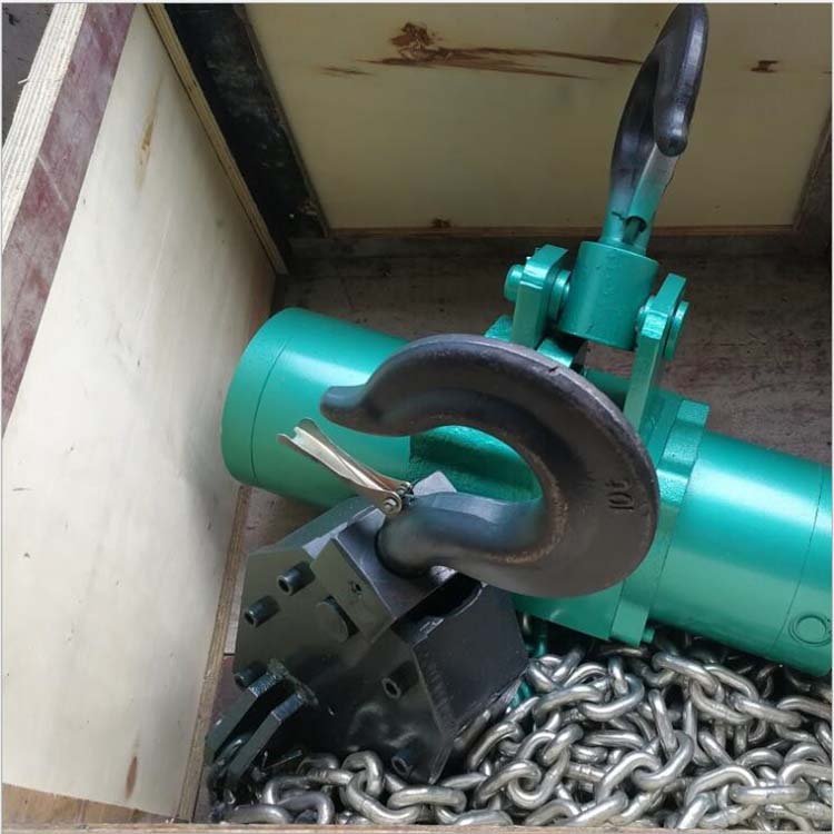 巨科销售 HQ5(3-16)矿用环链气动葫芦 行走式气动环链葫芦