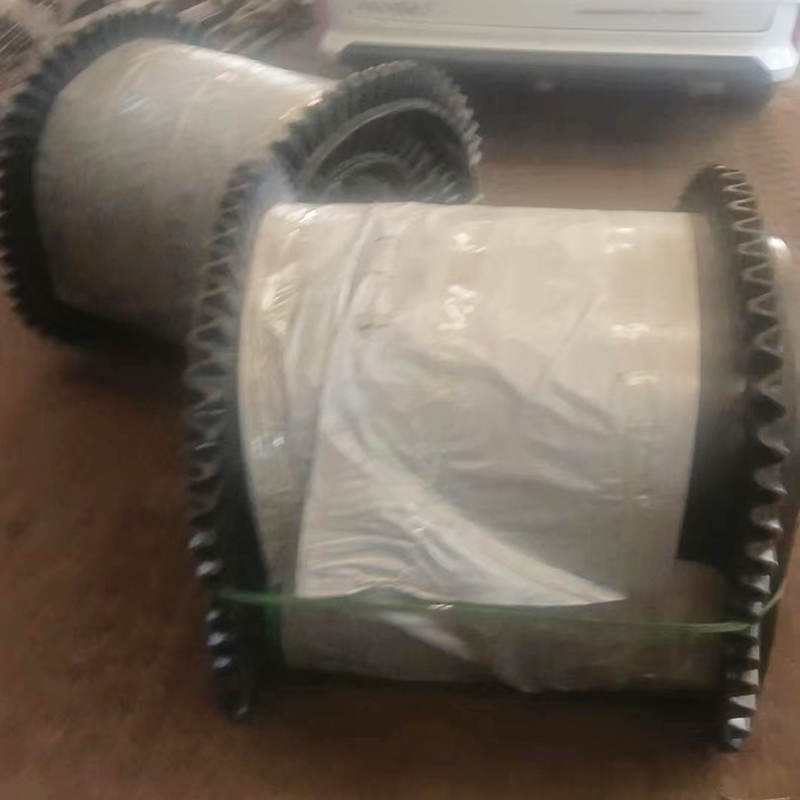 华矿重工 矿用裙边 环形 大倾角输送量大 提升高度高挡边输送带