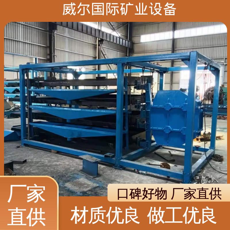 锆英石用,脱色摇床,结构紧凑,矩形床面,威尔矿业设备