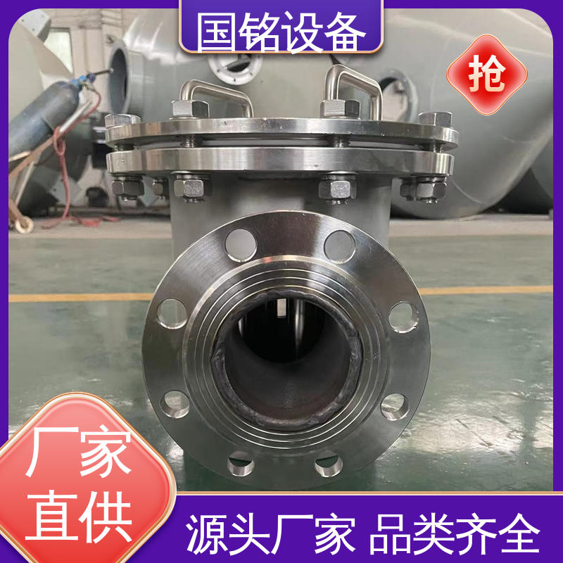 国铭设备 医药 除磁率高 法兰可定制 强磁力永磁除铁器