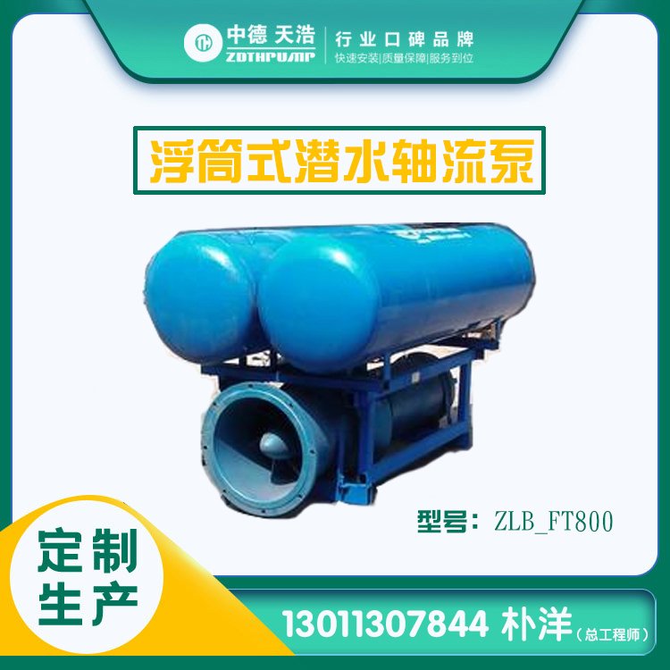 排水潜水轴流泵混流泵 暴雨防汛排涝排水泵 中德天浩