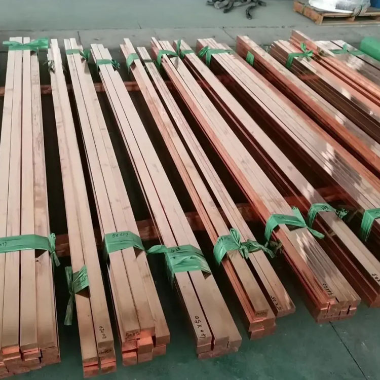 接地汇流紫铜排 T2铜排开孔折弯机房地排 TMY镀锡母线槽厂家现货