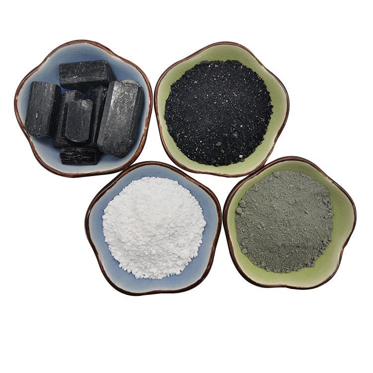华邦直供 纺织用灰色电气石粉 托玛琳粉 电气石颗粒