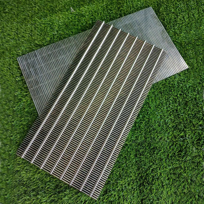 不锈钢楔形网 水切网 弧形筛 304梯形丝条缝筛网定制