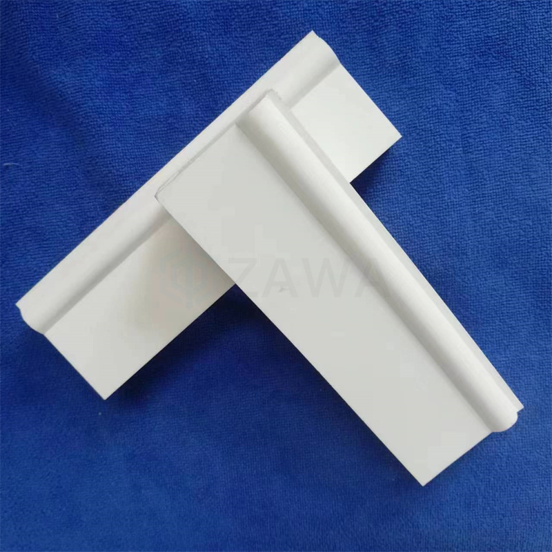 中泽生产球磨机设备用耐磨陶瓷衬砖氧化铝衬板带卡槽互锁衬里