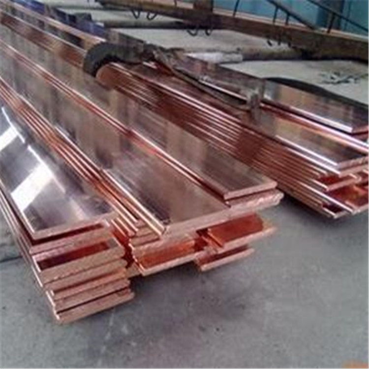 国浩集团镀锡铜排 T2紫铜排 50*5接地排规格齐全 定尺