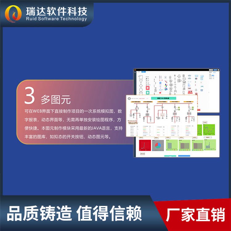 学校 本地变配电监测设备 0.4KV 设备分层可视化 环境监测 配电房 瑞达