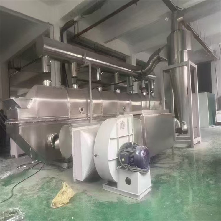 二手振动流化床干燥机 藕粉葡萄糖直线式烘干设备 冲剂颗粒烘干机