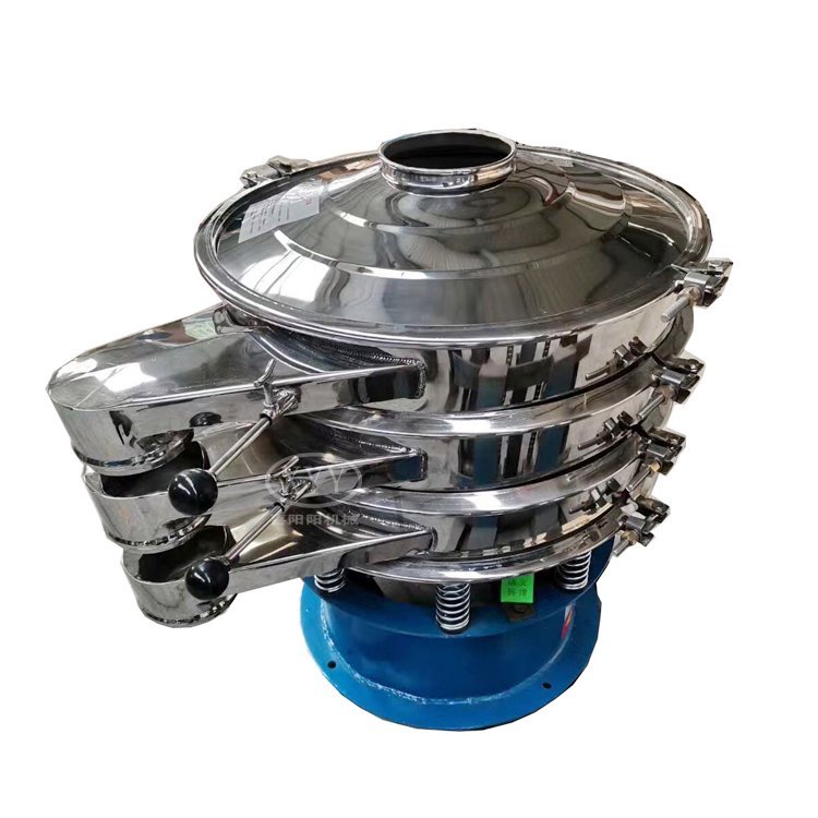 小型震动筛分机分选实力工厂振动筛三次元旋振筛