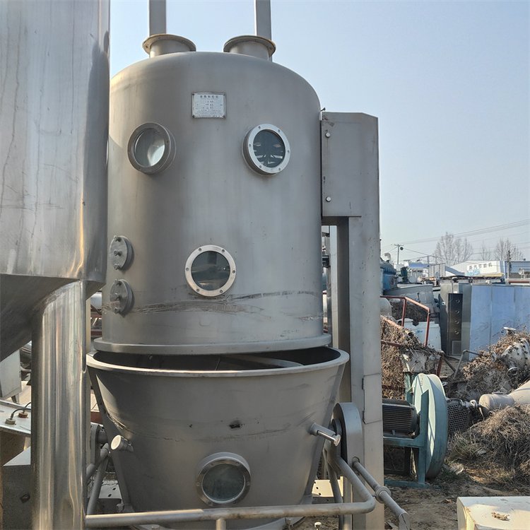 二手沸腾干燥机 食品工业干燥设备 立式制粒设备