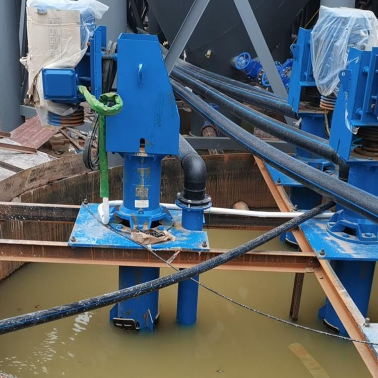 污水处理厂清淤泥浆泵 潜水式耐磨污泥泵泵 液下高铬合金渣浆泵
