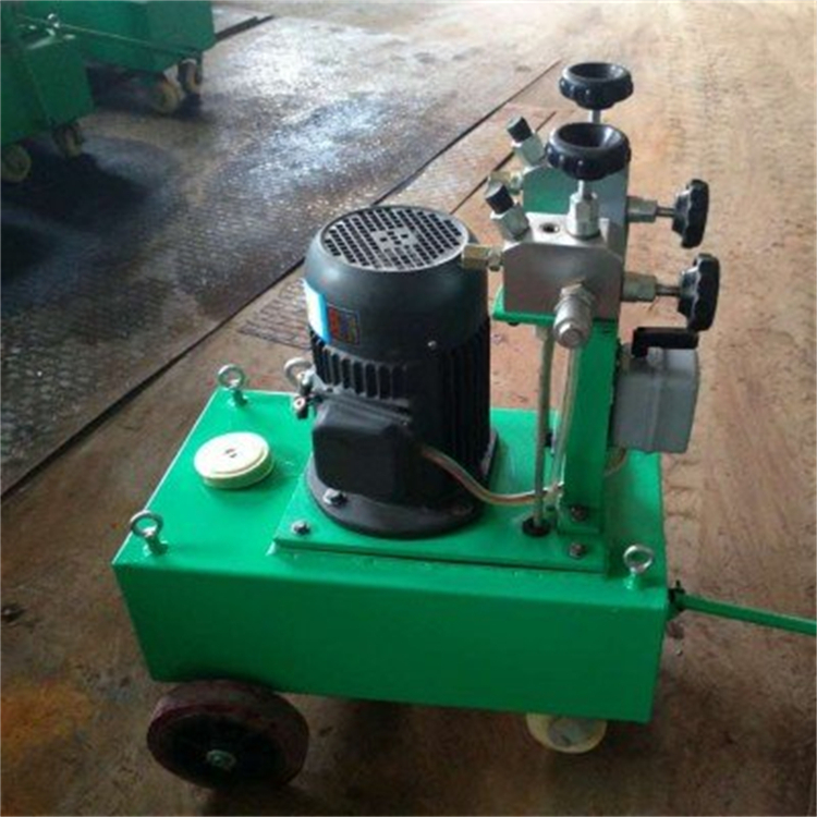 陕西西安 小型锚索预应力张拉液压油泵 供应用锚索张拉穿心式千斤顶黄南