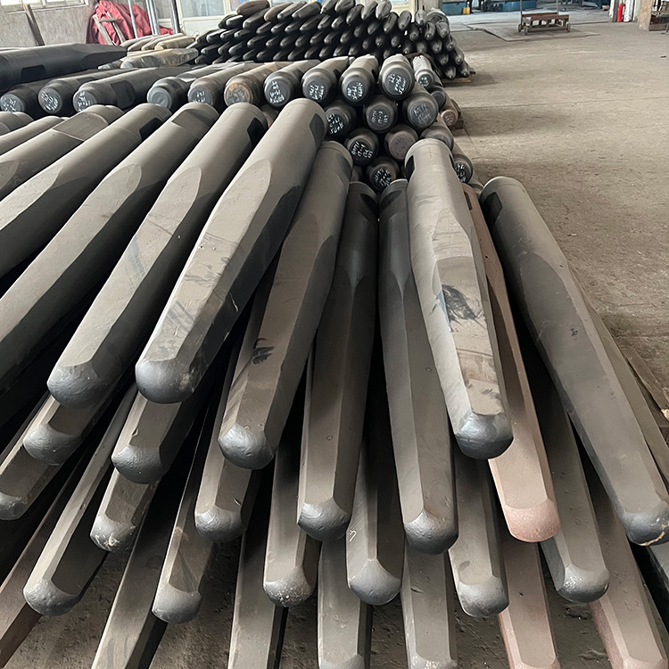 破锤 德克208 专业矿山钎杆 锻打 圆锥开槽 一字型