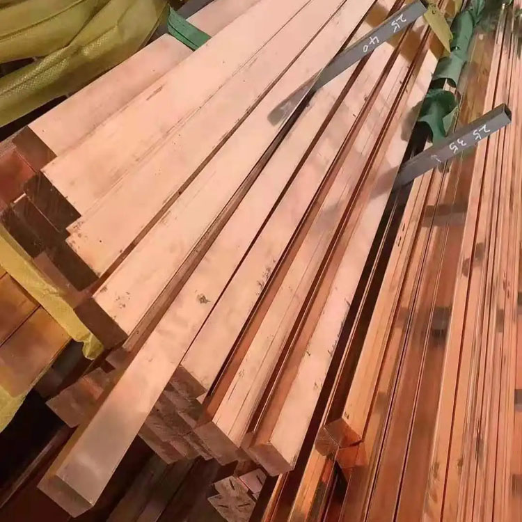 TU1紫铜条 接地导电铜棒 异形铜管定制 6*30 现货 导电性良好