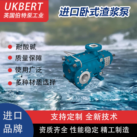英国进口伯特牌 卧式渣浆泵 洗煤尾矿排污泵 细沙回收高铬合金抽沙泵